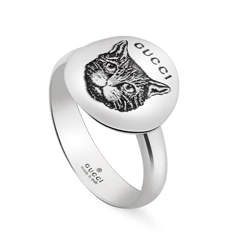 gucci wild cat ring|luxury Gucci cat collar.